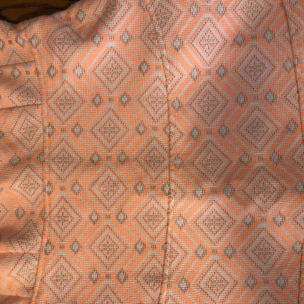 sail to sable diamond print dress size 8 coral - Picture 4 of 4